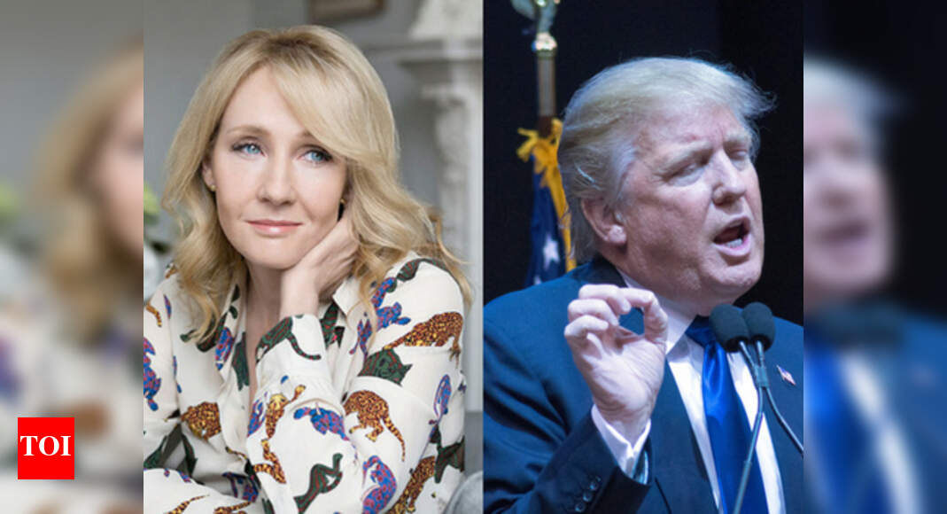 J.K. Rowling calls out Donald Trump over typos Times of India