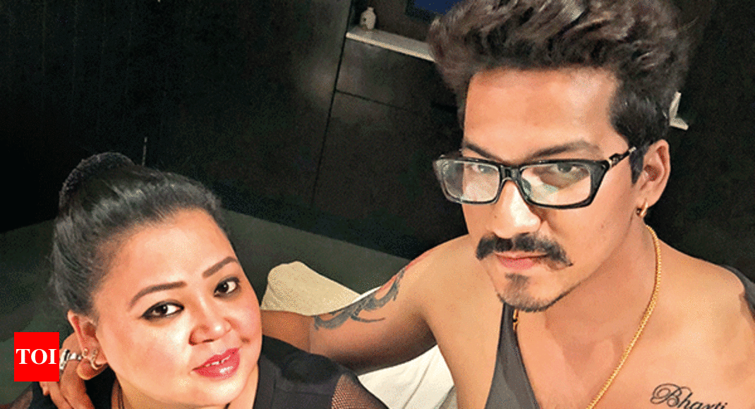 Haarsh Limbachiyaa gets Bharti Singh's name inked on his chest on her birthday - Times of India