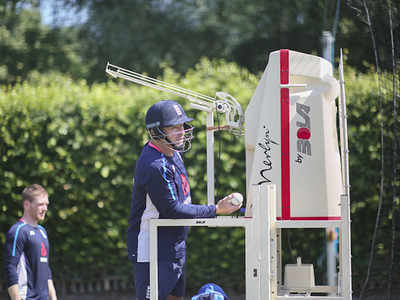 England practice with spin-bowling machine to counter Kuldeep threat