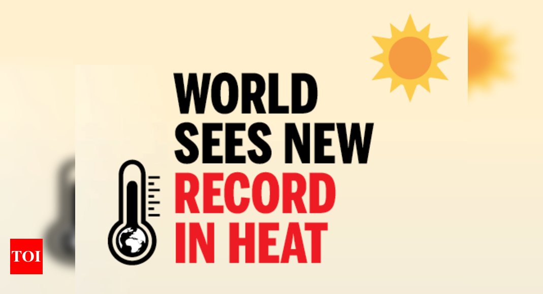 Infographic World Feels The Heat As Temperatures Soar Times Of India