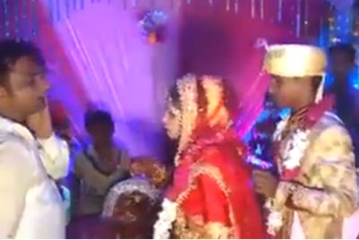 Watch: Bride slaps wedding guest during 'jaimala' ritual, video goes ...