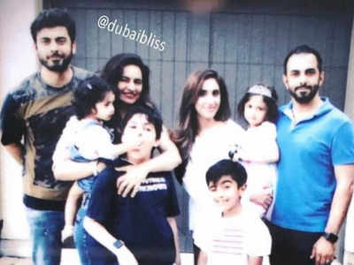 This picture of Fawad Khan with his family is just perfect
