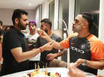 Virat Kohli and Anushka Sharma celebrate MS Dhoni’s birthday in Cardiff
