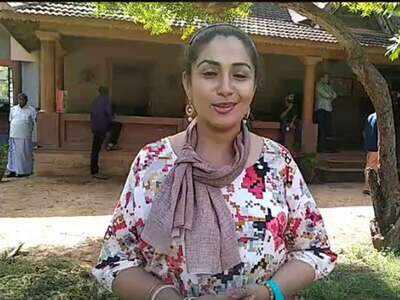 Actress Anjo Nair spotted at film Orma’s location