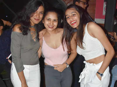 Lisha, Pragati and Neha live it up at Watson pub over the weekend