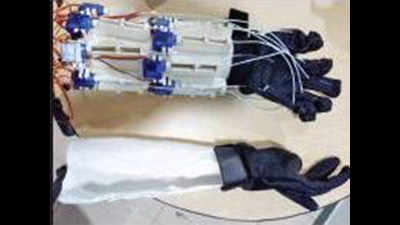 IIIT-B student makes glove to help motor neuron disease patients