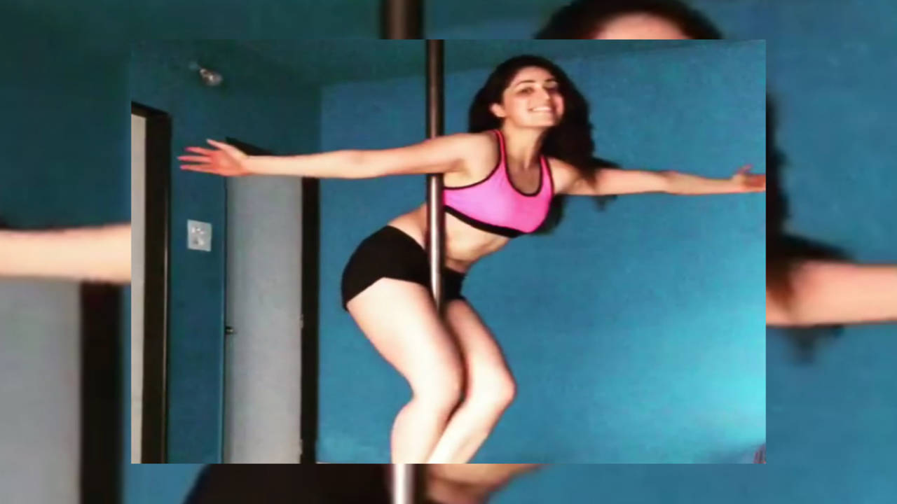 Watch Yami Gautam s rock Solid and effortless pole dancing