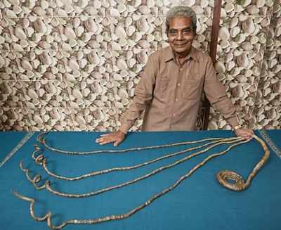 Pune Man With The World's Longest Nails Finally Cuts Them Off After 66  Years!