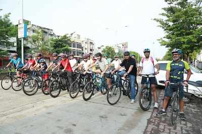 Cyclothon organised in the city