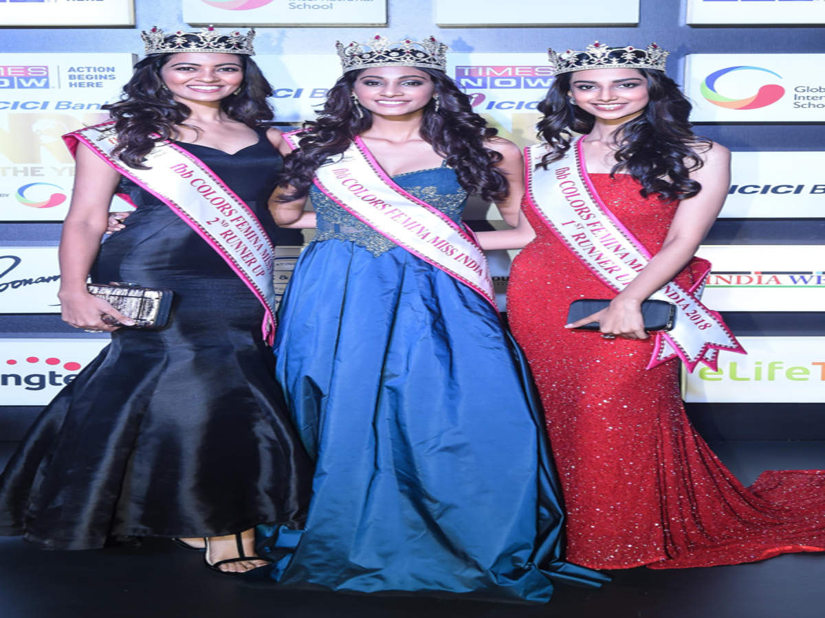 Miss India 2018 winners at NRI Awards 2018