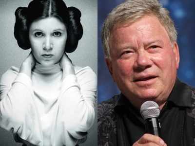 Carrie Fisher once asked William Shatner to sign slave Leia photo