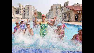 Noida’s new fitness mantra - aqua zumba!
