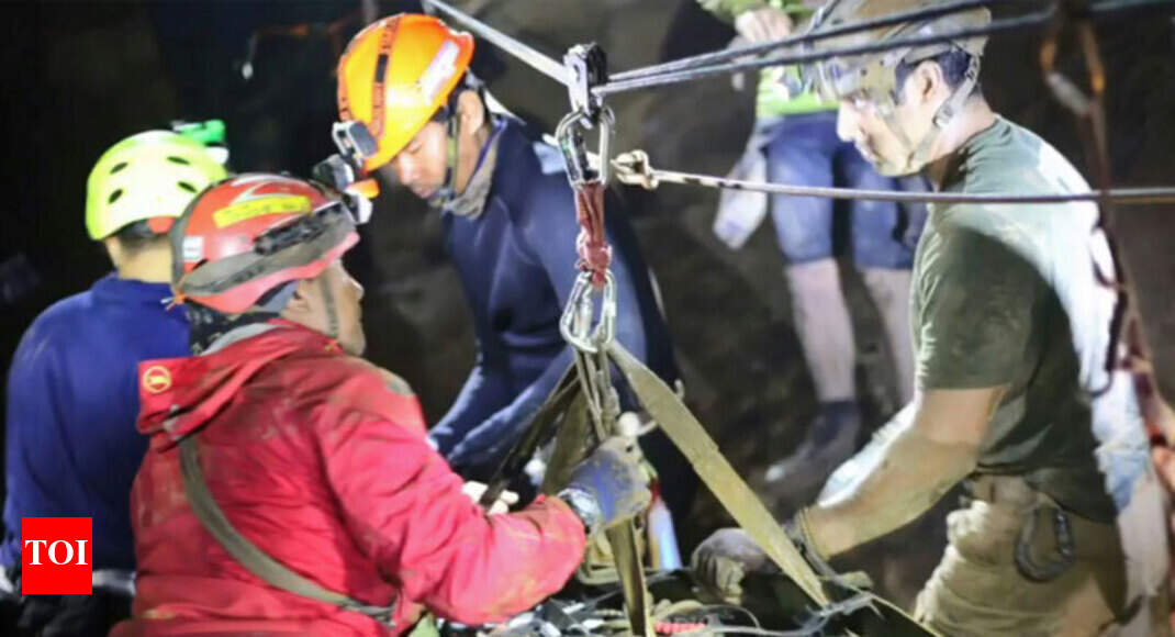 As water level surged, Thai cave rescue nearly ended in disaster - Times of India ►