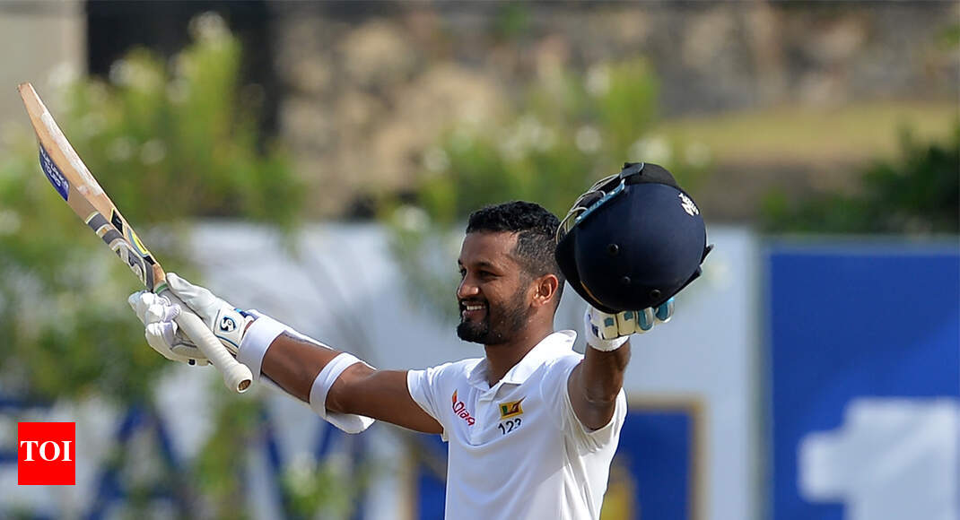 1st Test, Day 1: Karunaratne unbeaten ton helps Sri Lanka to 287 against South Africa - Times of India