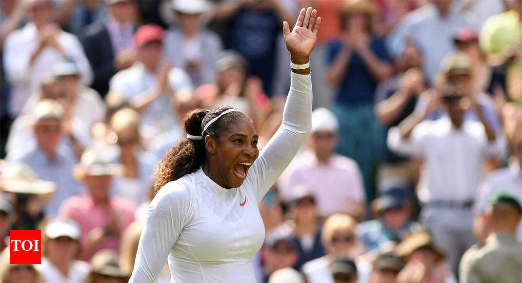 Sublime Serena to face Kerber in her 10th Wimbledon final - Times of India