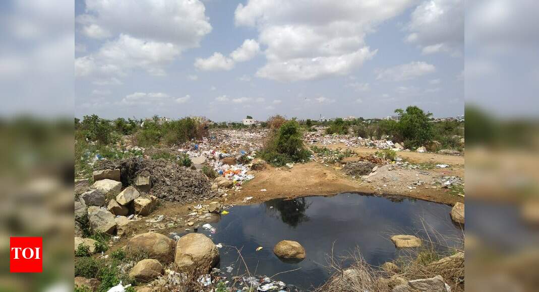 open garbage dump - Times of India