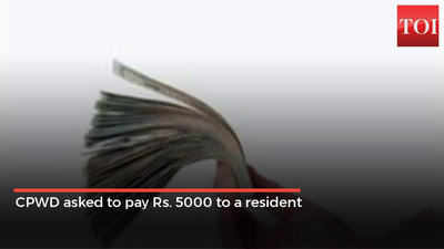 Guilty! CPWD to pay Rs 5,000 for not providing dustbin