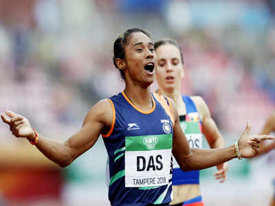 Hima Das: Golden run at IAAF event hailed by Narendra Modi, Sachin Tendulkar and Amitabh Bachchan
