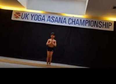 8-year-old yoga champion named 'British Indian of the Year' Young Achiever