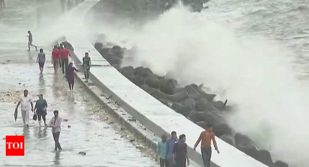 mumbai-high-tide-mumbai-sees-highest-tide-of-the-season-at-4-97-metres-mumbai-news-times-of