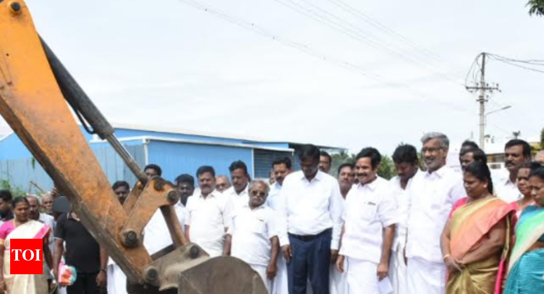 Work Begins On Phase Ii Of Trichy Underground Drainage System Work Begins On Phase Ii Of Trichy Underground Drainage System News Times India