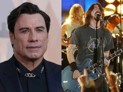 John Travolta joins Foo Fighters on stage to cover a 'Grease' classic