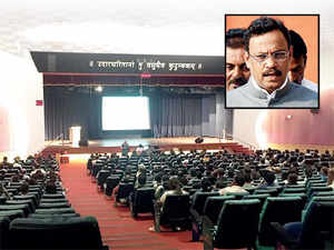 Dad duty wins the day for education minister Vinod Tawde