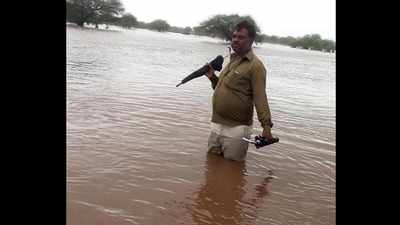 Gujarat: Animal instinct helps save 18 from drowning in flash flood