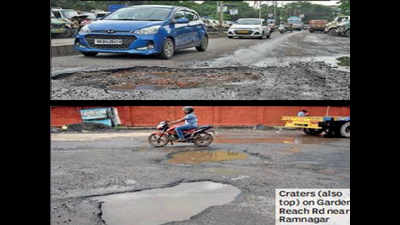 Potholes turn Metiabruz roads motorists’ nightmare