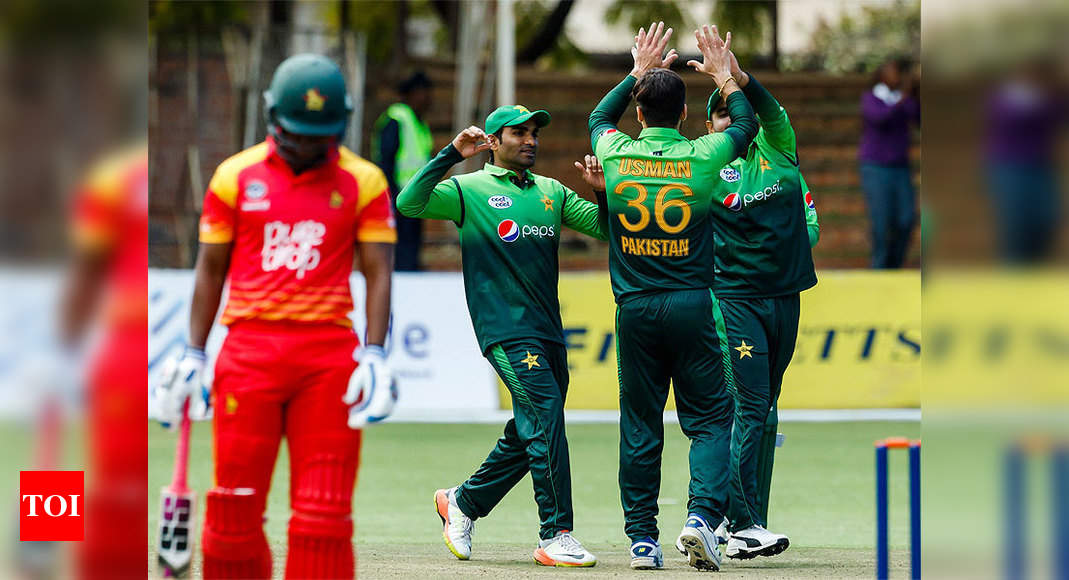 Live Cricket Score, Zimbabwe vs Pakistan Pakistan beat Zimbabwe by 9