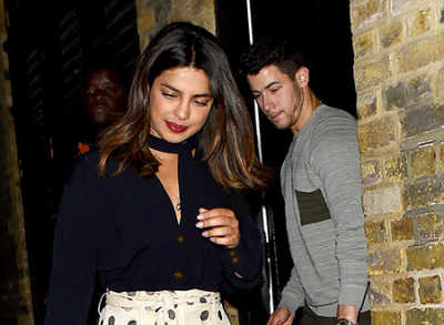 Priyanka Chopra goes retro for her birthday dinner with Nick Jonas