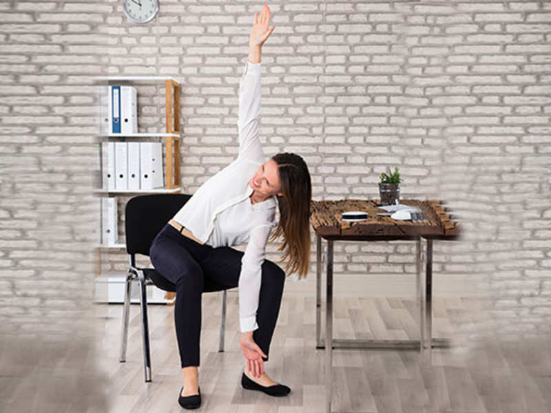 5 Quick Exercises If You Have A Desk Job Times Of India