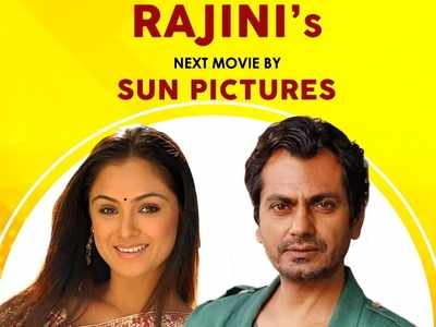 It s official Nawazuddin Siddiqui and Simran on board for Rajinikanth s next Tamil Movie News Times of India