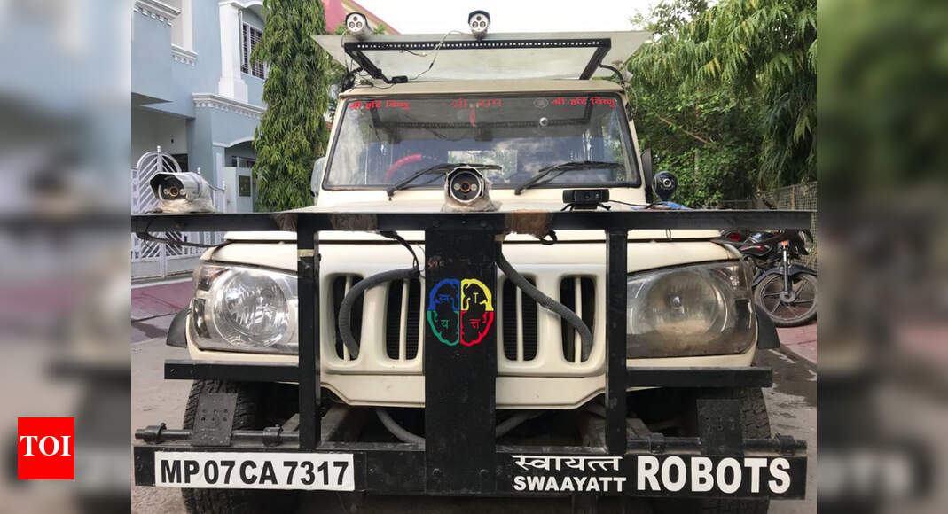 Now, take a back seat with this Bhopal techie's selfdriven car