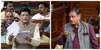 Here is how Tharoor responded to Piyush Goyal’s ‘foreign accent’ jibe