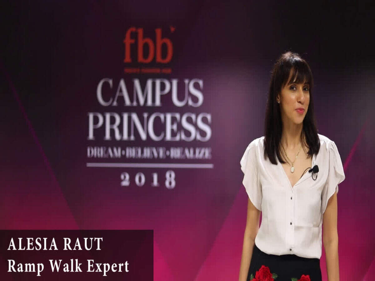 fbb Campus Princess 2018: Alesia Raut ramp walk session