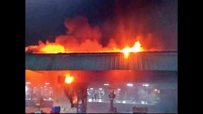 Fire damages solar panels at New Delhi station platforms