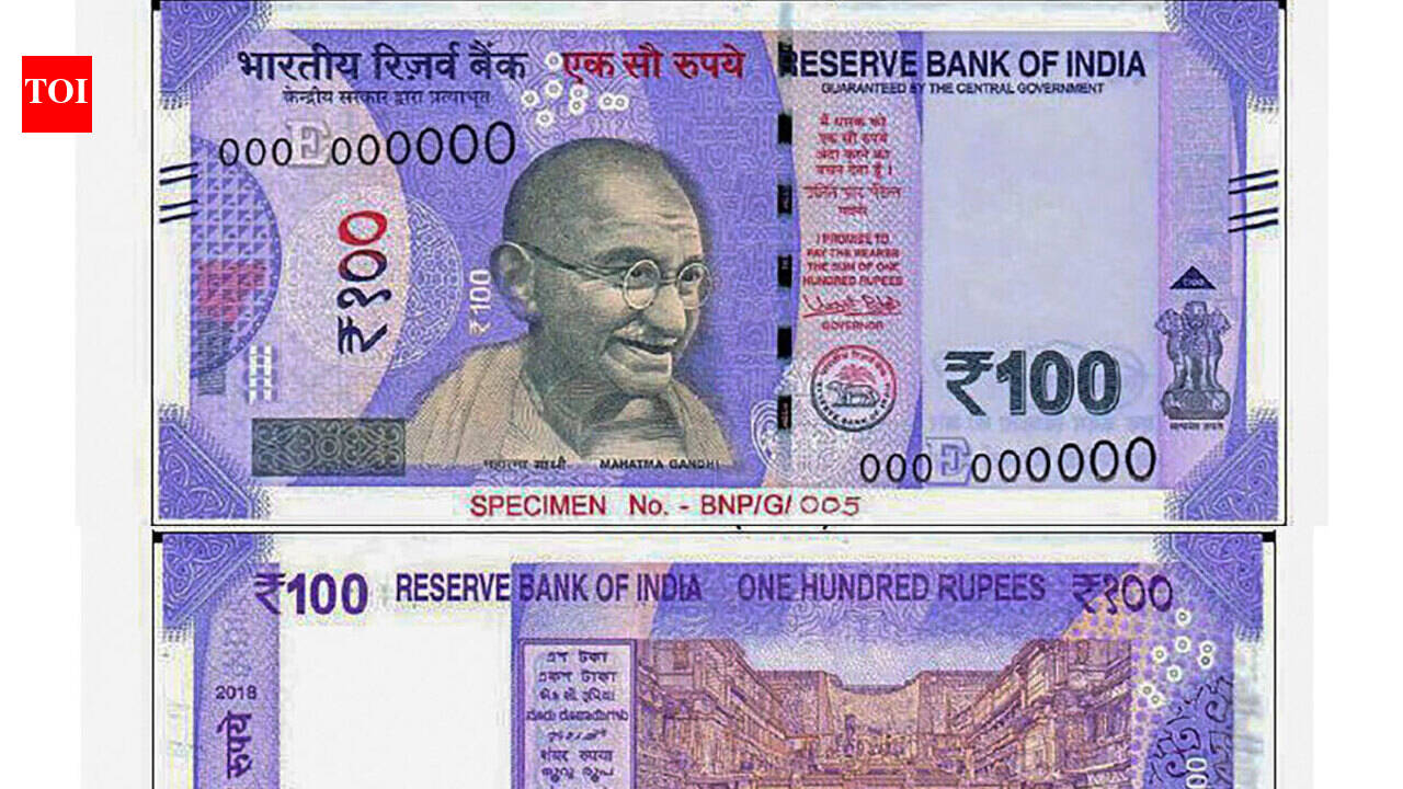 New Rs 100 note: First note that is 100% made in India