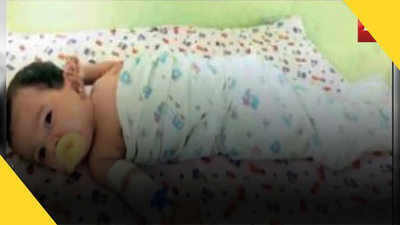 2cm needle removed from newborn's hip in Mumbai