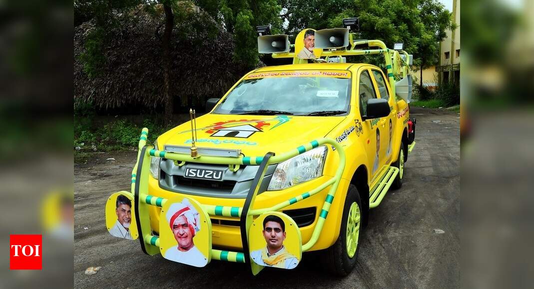 Designer cars ready for poll campaign Vijayawada News Times of India