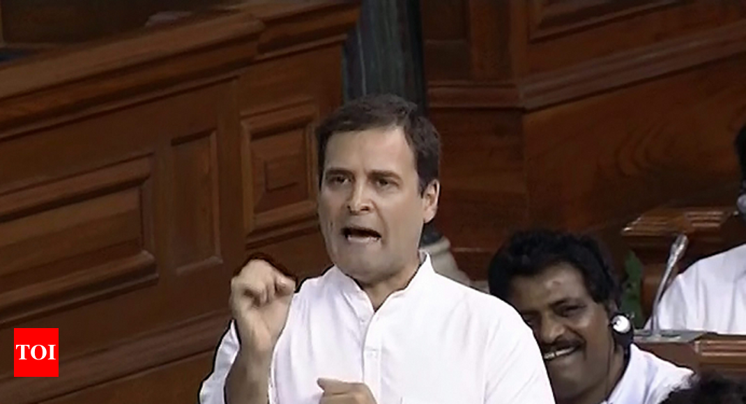 No Confidence Motion In Lok Sabha Top Quotes By Rahul Gandhi India News Times Of India 2490