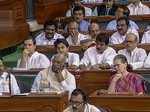 Rahul Gandhi hugs PM Modi after ending his speech