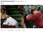 Twitter showers memes as Rahul Gandhi hugs amd winks