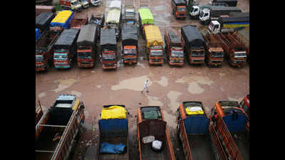 Goods transport grinds to a halt as truckers go on indefinite strike