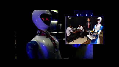 Robot waiters will serve you food at this restaurant in Coimbatore