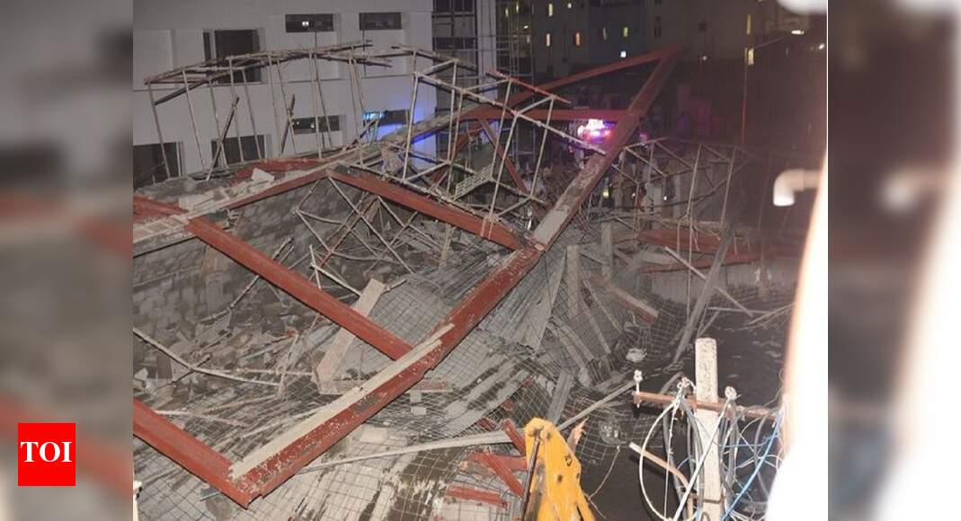Chennai: At least 20 injured as scaffolding at under-construction ...