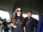 Photos of celebrities at airport