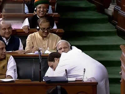 Rahul can hug PM, people will not hug him in 2019: BJP