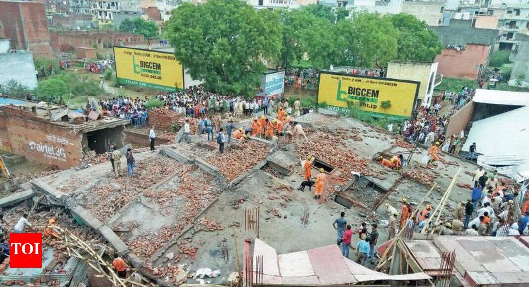 After Shahberi, Ghaziabad Illegal building collapses, 1 killed