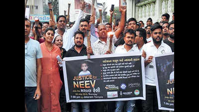 Rally taken out in Bardoli to demand justice for Neev Patel
